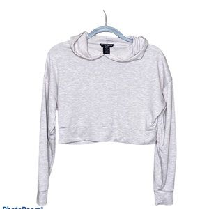 See You Monday womens hooded cropped hoodie medium